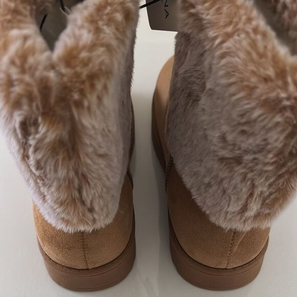 Arizona Fleece Boots Womens 10 Brown Sherpa - Picture 4 of 5